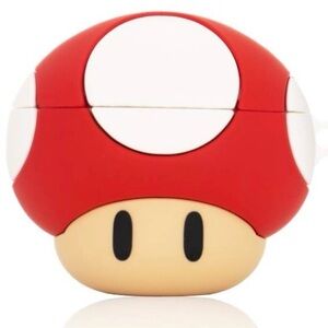 Red and White Mushroom-Shaped Case